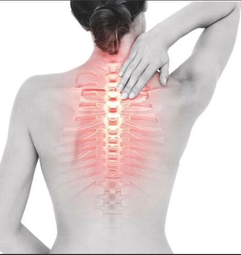Eskualde torakoaren osteokondrosia