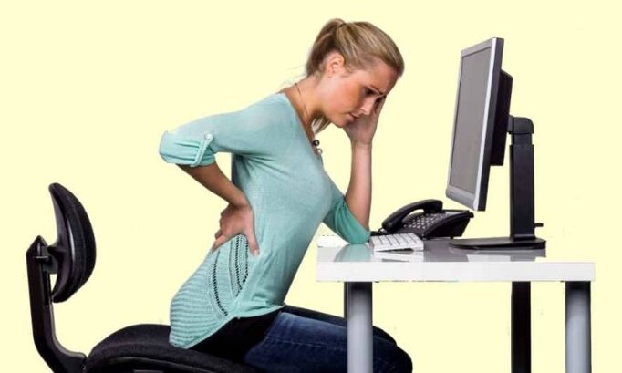 Osteokondrosiaren ordenagailua hazten lanean